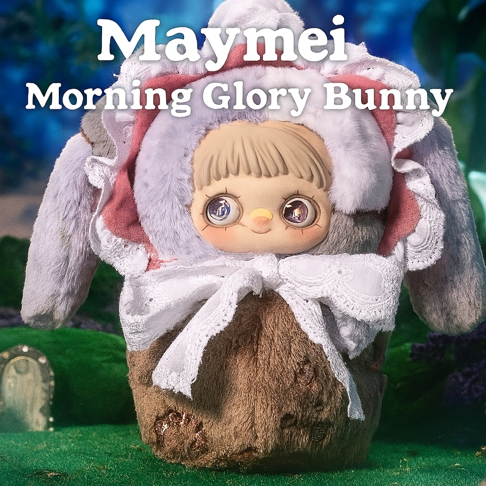 MayMei Symbiote Neverland Series Vinyl Plush- Morning Glory‎ Bunny NIB